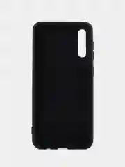 Розовый чехол силиконовый для Samsung A50, A51 4G, M21 с цветным 3D принтом и микрофиброй