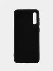 Желтый чехол силиконовый для Samsung A50, A51 4G, M21 с цветным 3D принтом и микрофиброй