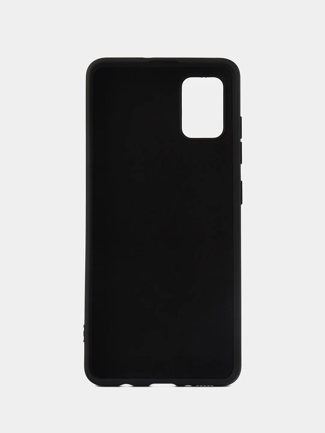 Фиолетовый чехол силиконовый для Samsung A50, A51 4G, M21 с цветным 3D принтом и микрофиброй