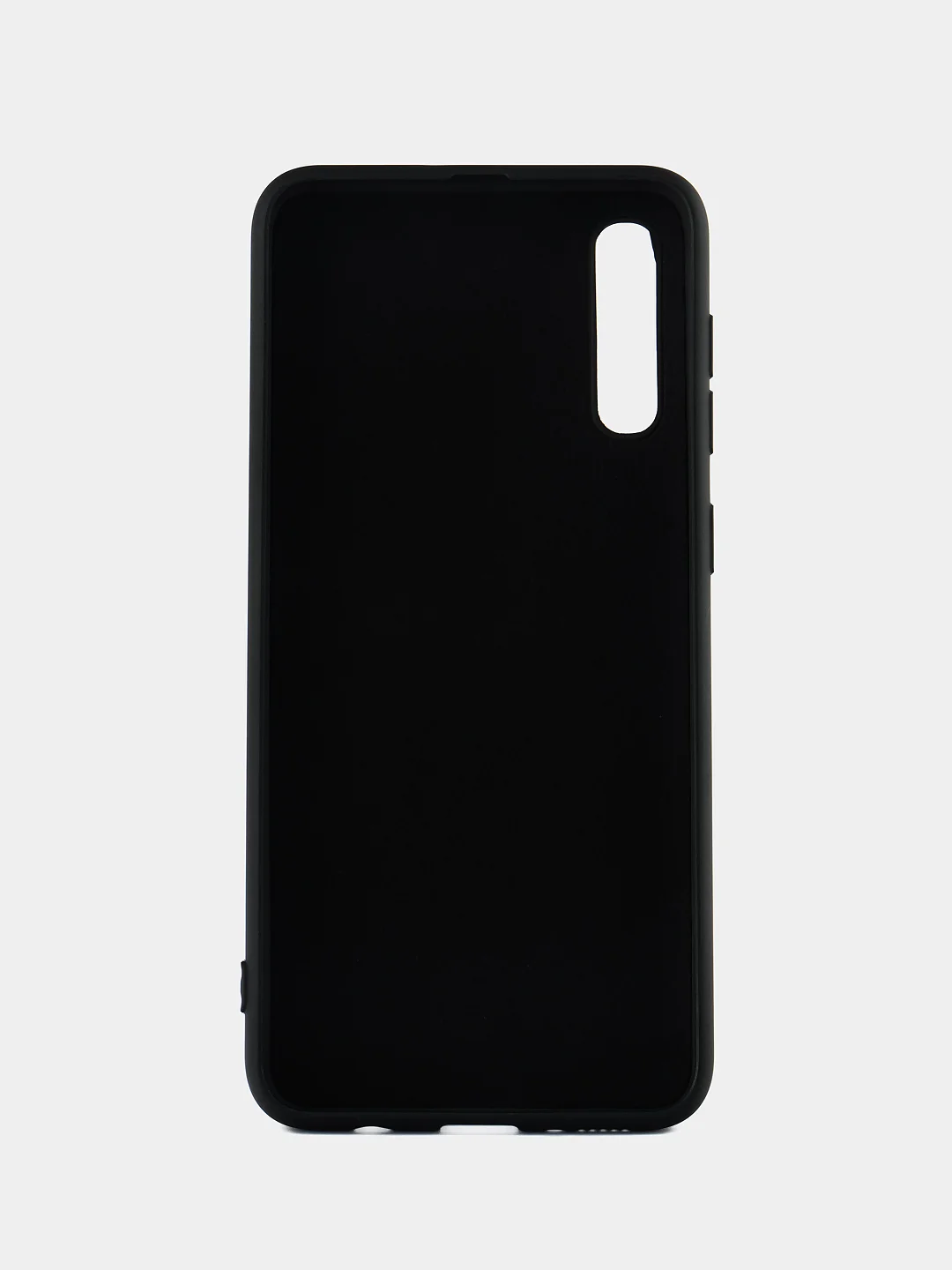 Черный чехол силиконовый для Samsung A50, A51 4G, M21 с цветным 3D принтом и микрофиброй