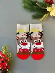 Серый носки детские, новогодние