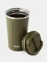 Оливковый термокружка MIKU для кофе, чая с собой и в автомобиль, 510 мл