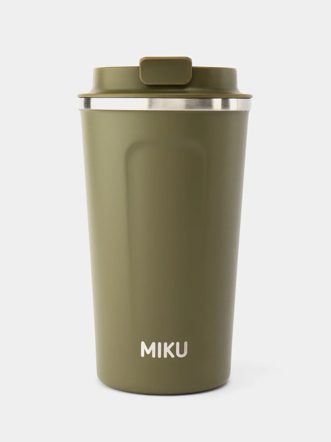 Оливковый термокружка MIKU для кофе, чая с собой и в автомобиль, 510 мл