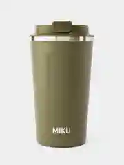 Оливковый термокружка MIKU для кофе, чая с собой и в автомобиль, 510 мл
