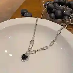 Цепочка с подвеской сердце чокер бижутерия на шею кольцо