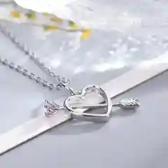 Подвеска кулон сердце стрела