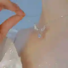 Кулон крылья лунный
