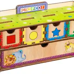 Дидактическая игра "Волшебный комодик "Цвета и фигуры"