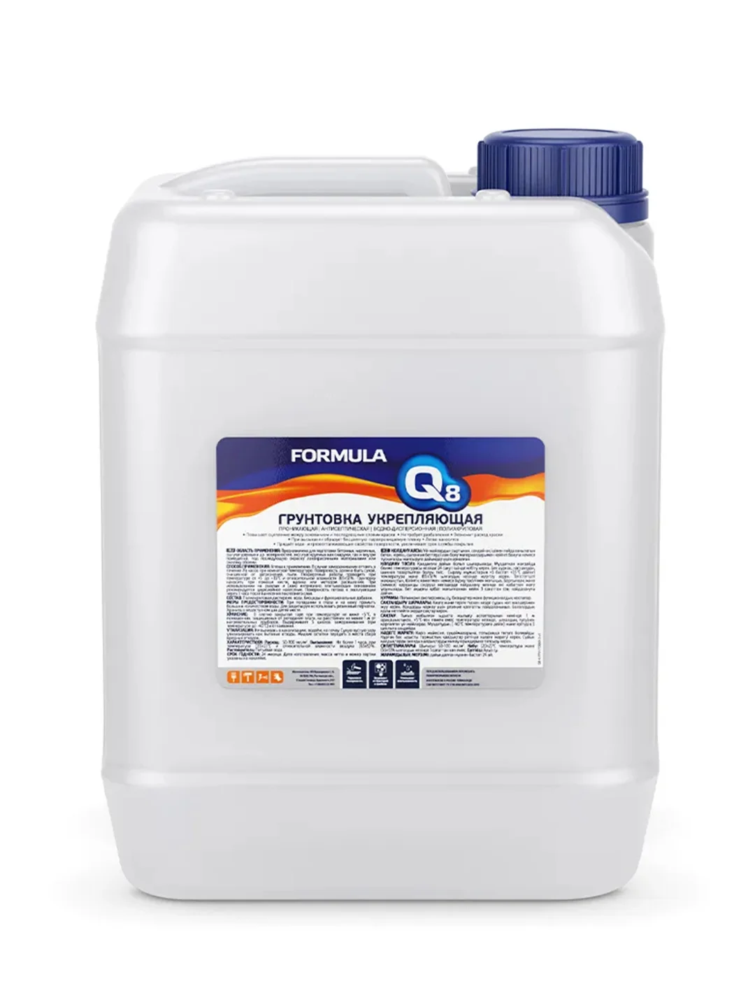 Грунтовка укрепляющая Formula Q8, 10 л