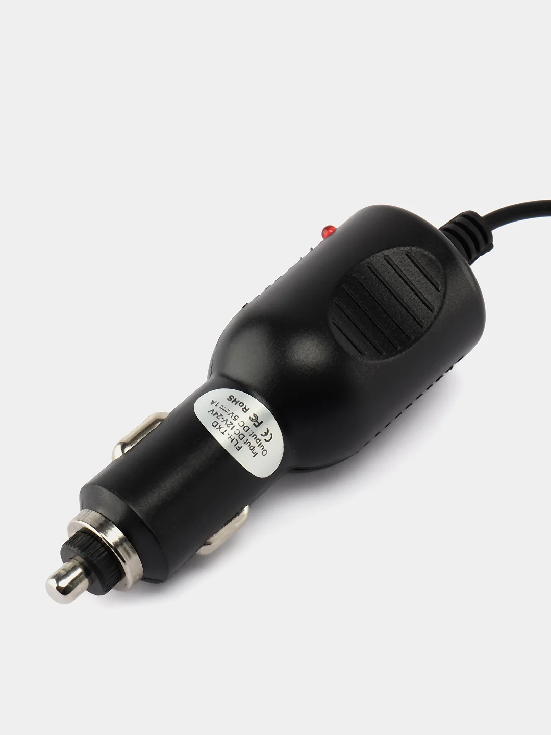 Черный зарядное устройство для видеорегистратора и навигатора, miniUSB, 3.5м