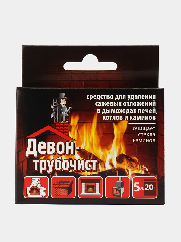 Средство для чистки дымоходов и печных труб Девон-трубочист