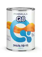 Эмаль ПФ-115 алкидная Formula Q8, глянцевая, 0,9 кг, салатная