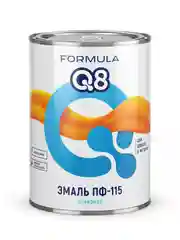 Эмаль ПФ-115 алкидная Formula Q8, глянцевая, 0,9 кг, терракотовая