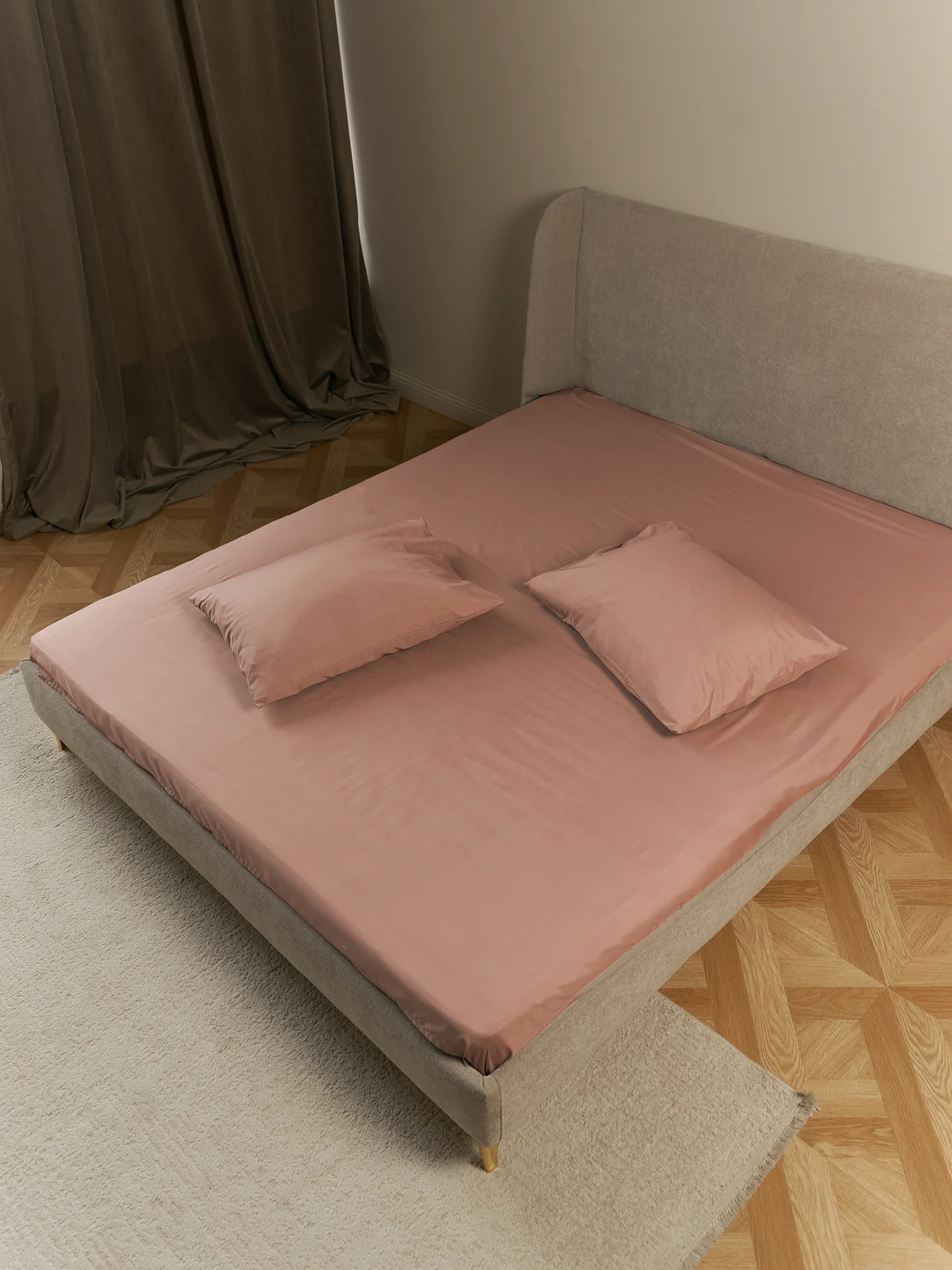 Манго комплект постельного белья Luxury, 1,5-спальный, микрофибра, премиум