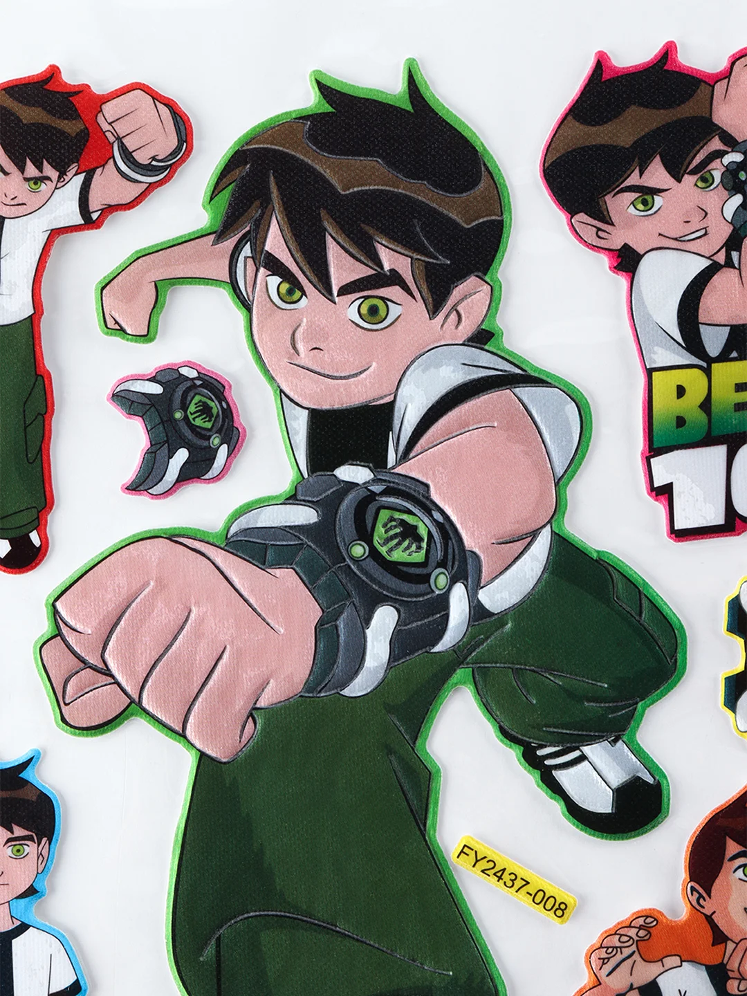 Лесной зеленый 3d Наклейки Ben 10 & Аниме 46х25 см микс 6 видов