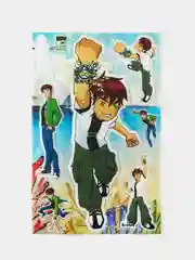 Лайм 3d Наклейки Ben 10 & Аниме 46х25 см микс 6 видов