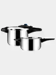 Набор скороварок Tescoma Presto Duo: две кастрюли и одна крышка