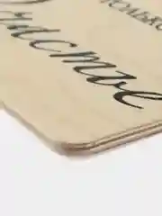 Розовый подарочный набор на Новый год: разделочная доска и подставка под горячее с символом года