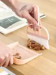 Набор для уборки мусора - совок и щетка, 18,5 см