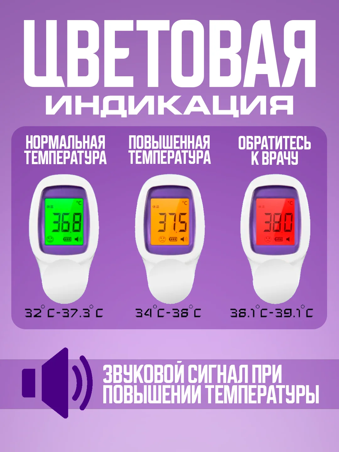 Белый термометр