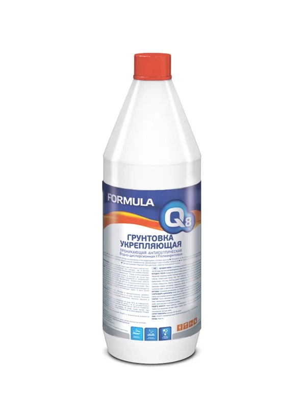 Грунтовка укрепляющая Formula Q8, 1 л