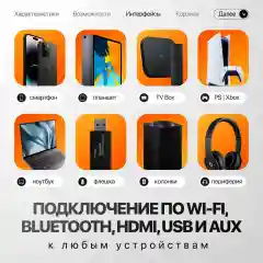 Портативный проектор Umiio Q1,5G с портом HDMI, Wi-Fi, Full HD Android TV