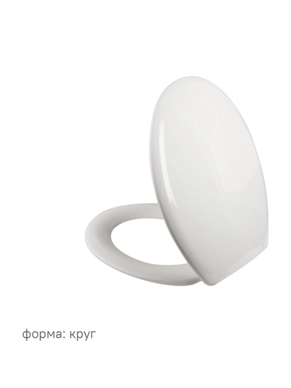 Сиденье для унитаза IDDIS ID 01 061.1 bel, 43,5 x 36 x 3,8 см, белое