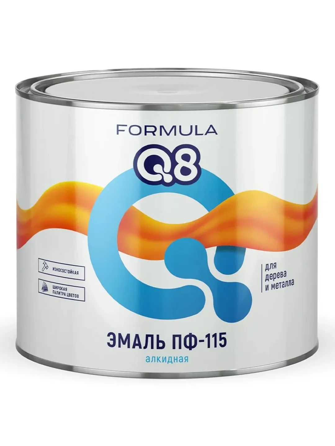 Эмаль ПФ-115 алкидная Formula Q8, глянцевая, 1,9 кг, бирюзовая