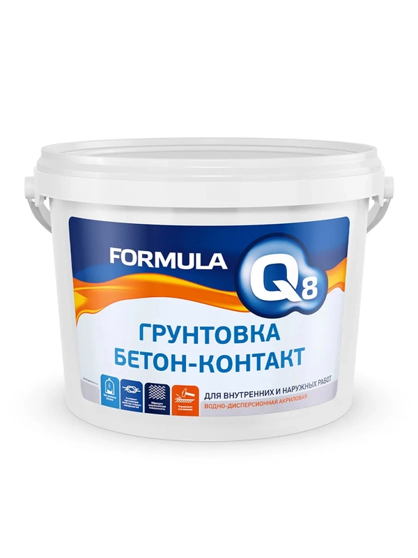 Грунтовка бетон-контакт Formula Q8, 6 кг