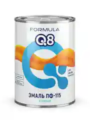Эмаль ПФ-115 алкидная Formula Q8, глянцевая, 0,9 кг, коричневая