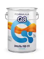 Эмаль ПФ-115 алкидная Formula Q8, глянцевая, 20 кг, серая