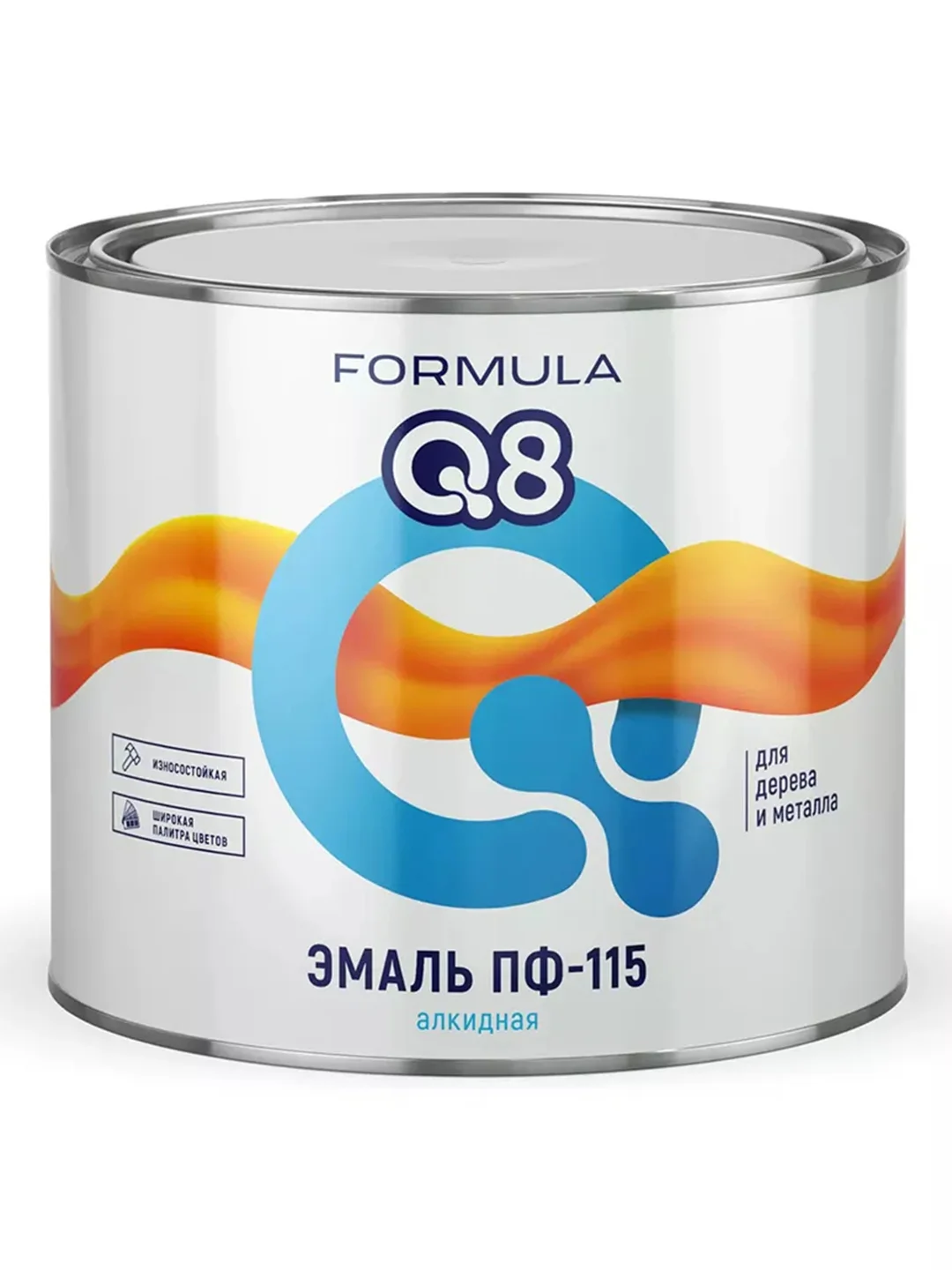 Эмаль ПФ-115 алкидная Formula Q8, глянцевая, 1,9 кг, светло-голубая