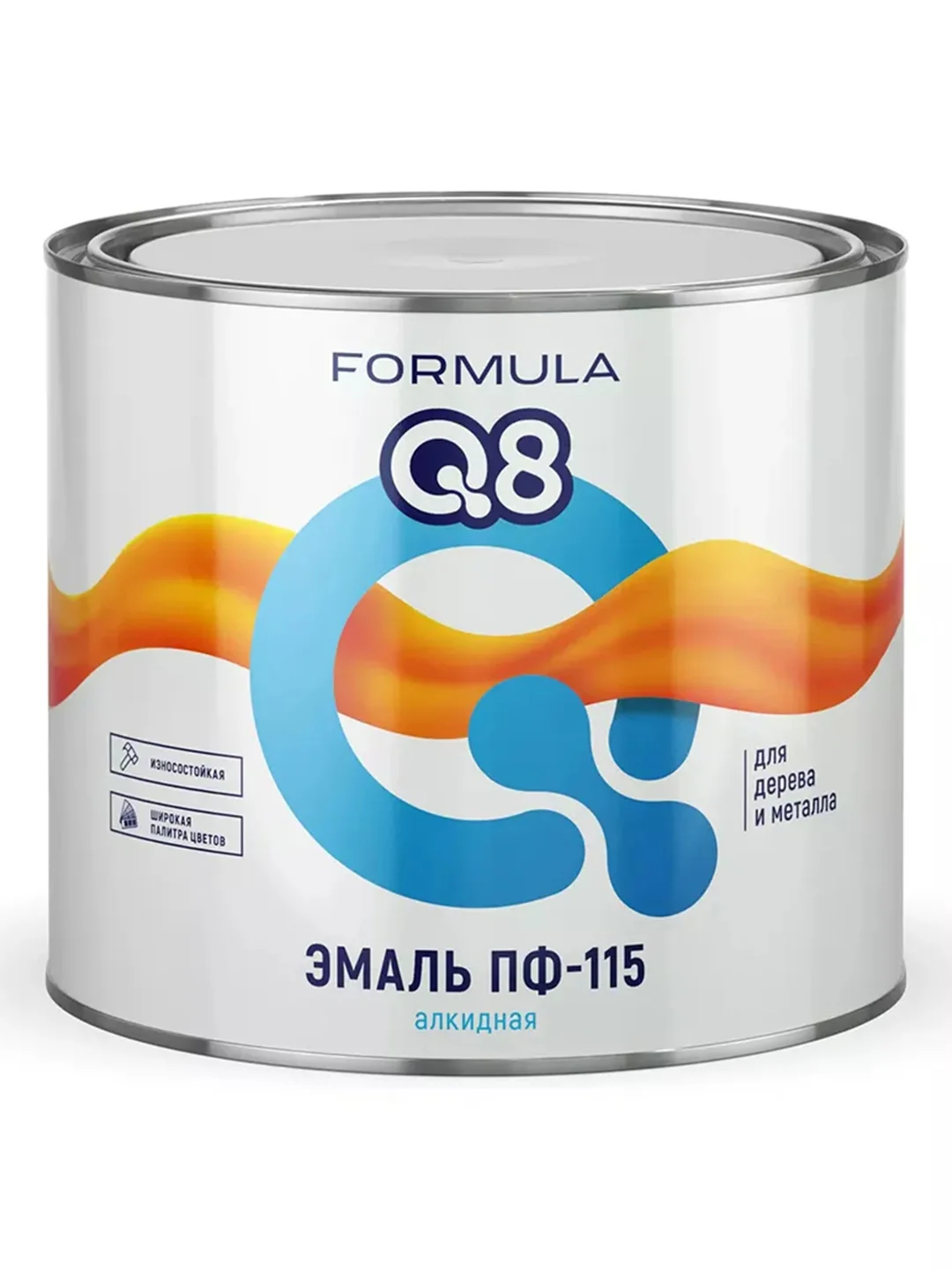 Эмаль ПФ-115 алкидная Formula Q8, глянцевая, 1,9 кг, кремовая
