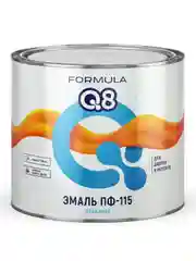 Эмаль ПФ-115 алкидная Formula Q8, глянцевая, 1,9 кг, ярко-зеленая
