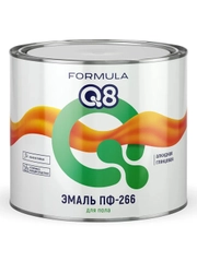 Эмаль ПФ-266 для пола алкидная Formula Q8, глянцевая, 1,9 кг, золотисто-коричневая