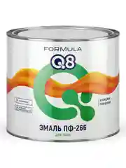 Эмаль ПФ-266 для пола алкидная Formula Q8, глянцевая, 1,9 кг, красно-коричневая