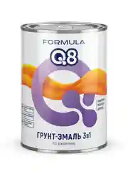 Грунт-эмаль по ржавчине Formula Q8 3 в 1, матовая, 0,9 кг, голубая