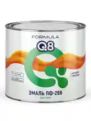 Эмаль ПФ-266 для пола алкидная Formula Q8, глянцевая, 1,9 кг, желто-коричневая