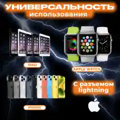Сетевое зарядное устройство для iPhone, 20W, 2 в 1