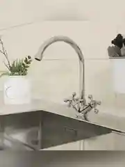 Смеситель для кухни Milardo Duplex DUPSB0JM05, двухвентильный, хром