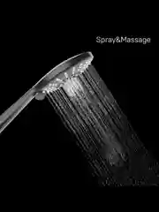 Лейка для душа Milardo Ideal Spa, 5 режимов, черная матовая