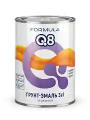 Грунт-эмаль по ржавчине Formula Q8 3 в 1, матовая, 0,9 кг, синяя
