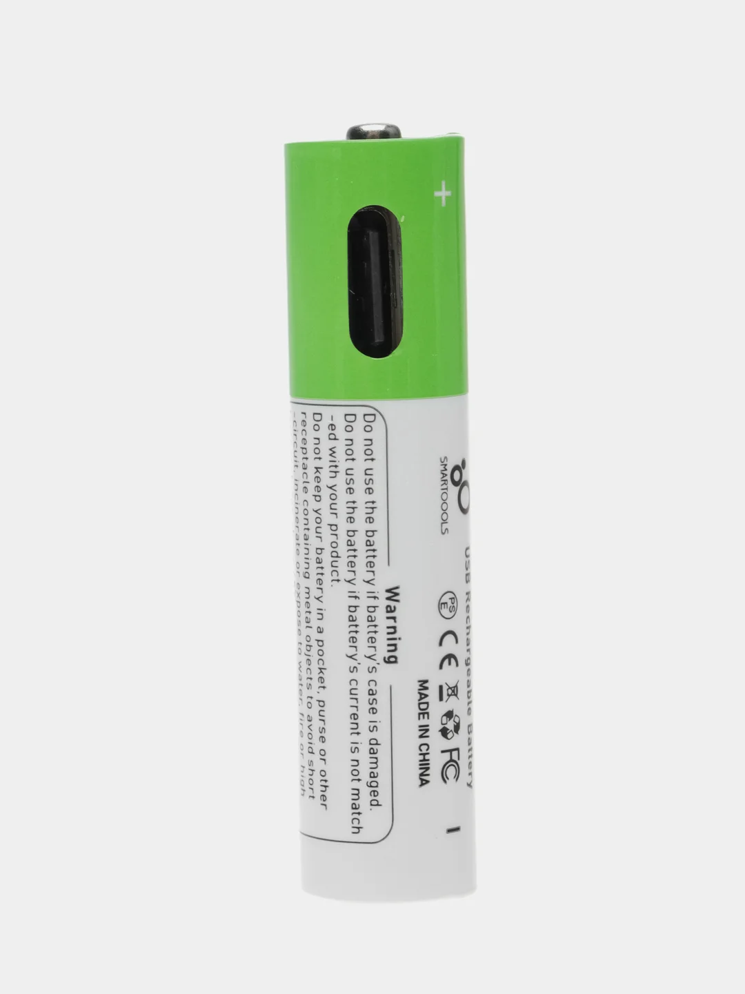 Зеленый аккумуляторные батарейки с зарядкой от USB, тип АА, ААА, Li-ion, пальчиковые, мизинчиковые