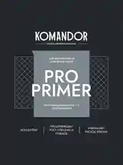 Грунтовка универсальная концентрат 1:3 Komandor Pro Primer, 1 л