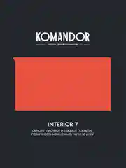 Краска для стен и потолков Komandor Interior 7, матовая, база C, бесцветная, 9 л