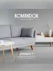 Краска для стен и потолков Komandor Interior 7, матовая, база C, бесцветная, 9 л