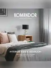 Краска для детских и спален Komandor Interior Kids&Bedroom, матовая, база А, белая, 0,9 л