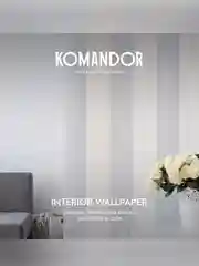 Краска для обоев Komandor Interior Wallpaper, матовая, база C, бесцветная, 9 л