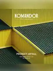 Грунт-эмаль по ржавчине 3 в 1 Komandor Protect Metall, глянцевая, база А, белая, 4,5 л