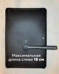 Черный сушилка для посуды, двухуровневая